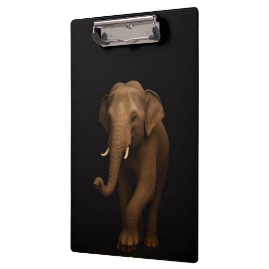 Black 4 Luxe Clipboard, Indian Elephant クリップボード (左)