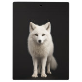Black 4 Luxe Clipboard, Ivory Arctic Fox クリップボード (裏面)