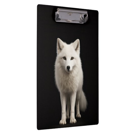 Black 4 Luxe Clipboard, Ivory Arctic Fox クリップボード (右)