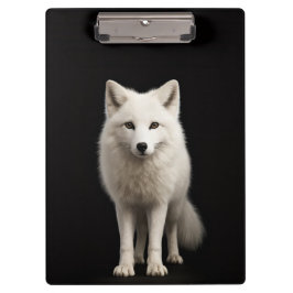 Black 4 Luxe Clipboard, Ivory Arctic Fox クリップボード