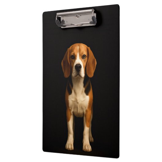 Black 4 Luxe Clipboard, Kind Beagle クリップボード (左)