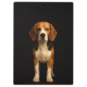 Black 4 Luxe Clipboard, Kind Beagle クリップボード (裏面)