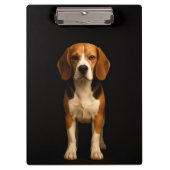Black 4 Luxe Clipboard, Kind Beagle クリップボード (正面)