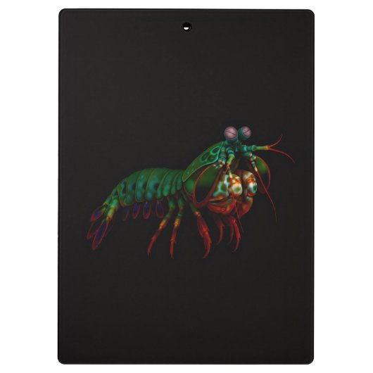 Black 4 Luxe Clipboard, Mantis Shrimp クリップボード (裏面)