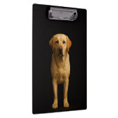 Black 4 Luxe Clipboard, Minimalist Labrador クリップボード (右)