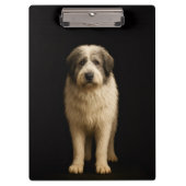 Black 4 Luxe Clipboard, Mioritic Shepherd クリップボード (正面)