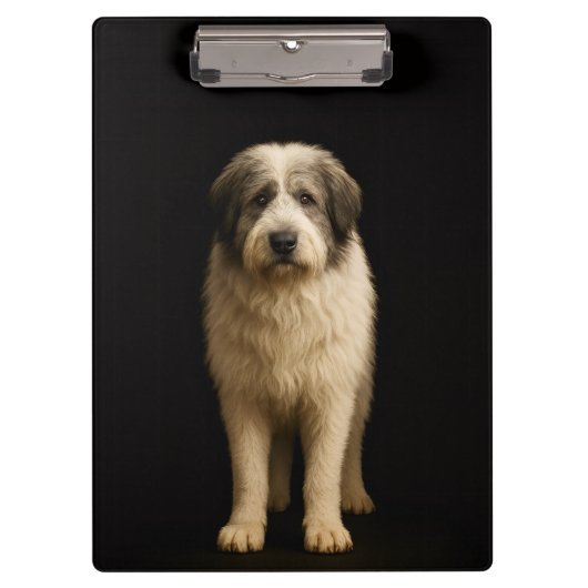 Black 4 Luxe Clipboard, Mioritic Shepherd クリップボード (正面)