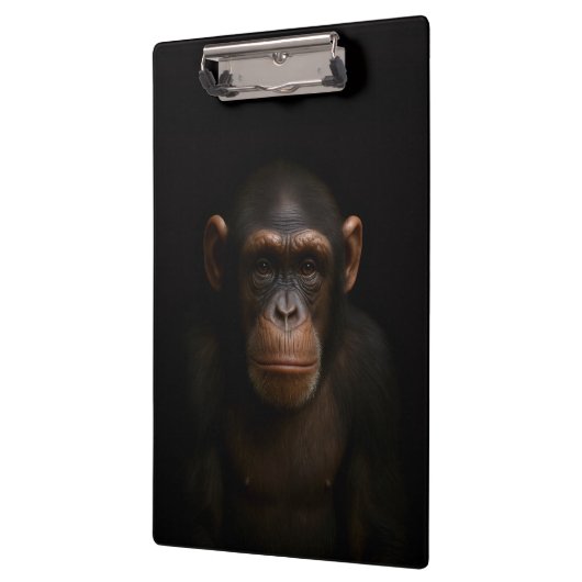 Black 4 Luxe Clipboard, Serene Chimpanzee クリップボード (左)