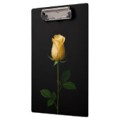 Black 4 Luxe Clipboard, Sunlit Yellow Rose クリップボード (左)