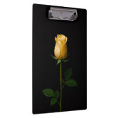 Black 4 Luxe Clipboard, Sunlit Yellow Rose クリップボード (右)