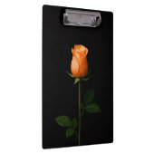 Black 4 Luxe Clipboard, Sunset Orange Rose クリップボード (右)