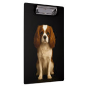 Black 4 Luxe Clipboard, Sweet Cavalier Spaniel クリップボード (右)