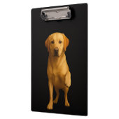 Black 4 Luxe Clipboard, Tender Labrador クリップボード (左)