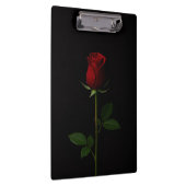 Black 4 Luxe Clipboard, Velvet Red Rose クリップボード (右)