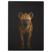 Black 4 Luxe Clipboard, Wild Spotted Hyena クリップボード (裏面)