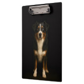 Black 4 Luxe Clipboard, Wise Australian Shepherd クリップボード (左)
