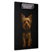 Black 4 Luxe Clipboard, Yorkshire Terrier クリップボード (右)