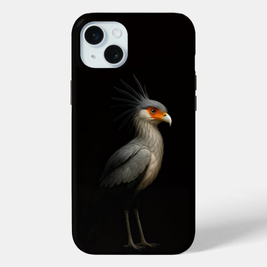Black 4 Luxe, Exotic Secretarybird Case-Mate iPhoneケース (裏面)