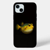 Black 4 Luxe, Exotic Yellow Putterfish Case-Mate iPhoneケース (裏面)