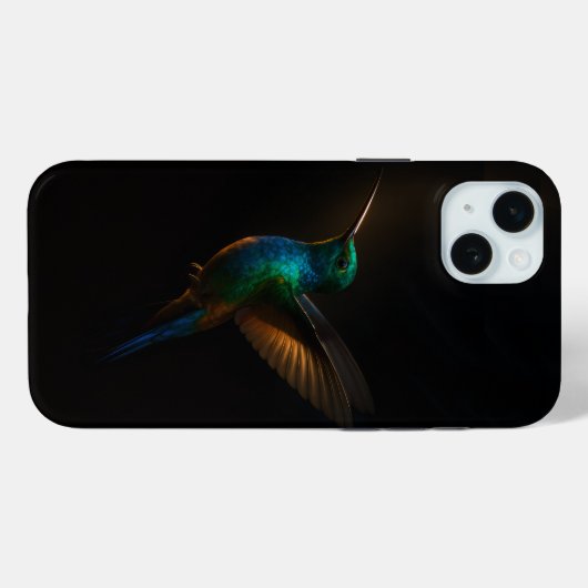 Black 4 Luxe, Flying Hummingbird Case-Mate iPhoneケース (裏面 (横))