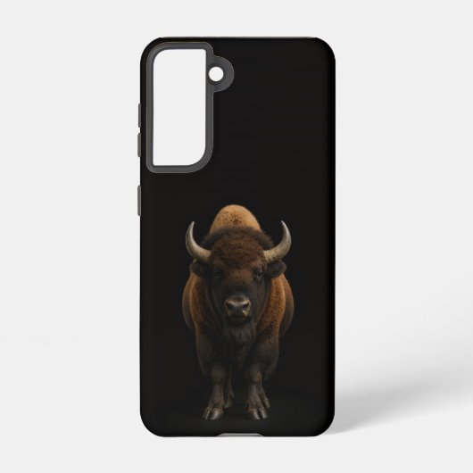 Black 4 Luxe  Galaxy S21 Case, American Bison Samsung Galaxyケース (裏面)
