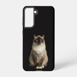 Black 4 Luxe  Galaxy S21 Case, Birmanese Cat Samsung Galaxy S21ケース