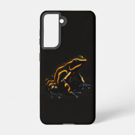 Black 4 Luxe Galaxy S21 Case, Black Orange Frog Samsung Galaxy S21ケース