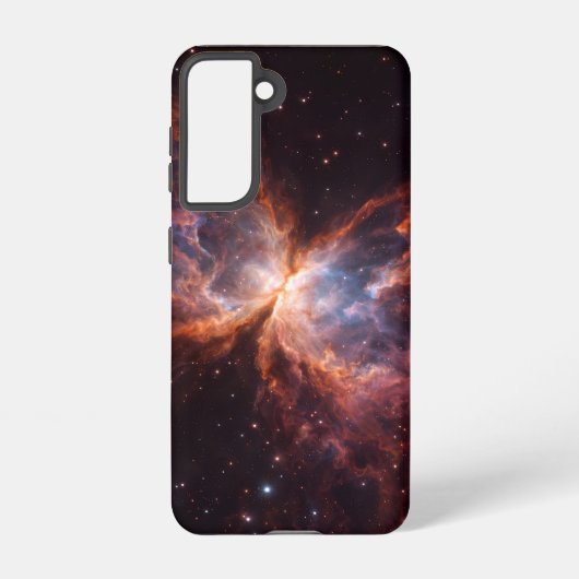 Black 4 Luxe  Galaxy S21 Case, Butterfly Nebula Samsung Galaxyケース (裏面)