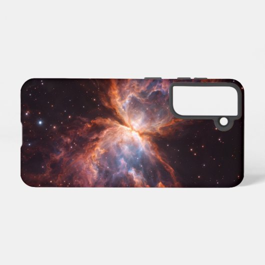 Black 4 Luxe  Galaxy S21 Case, Butterfly Nebula Samsung Galaxyケース (裏面横)
