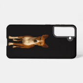 Black 4 Luxe  Galaxy S21 Case, Classy Basenji Samsung Galaxyケース (裏面横)