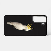 Black 4 Luxe  Galaxy S21 Case, Crested Cockatoo Samsung Galaxyケース (裏面横)