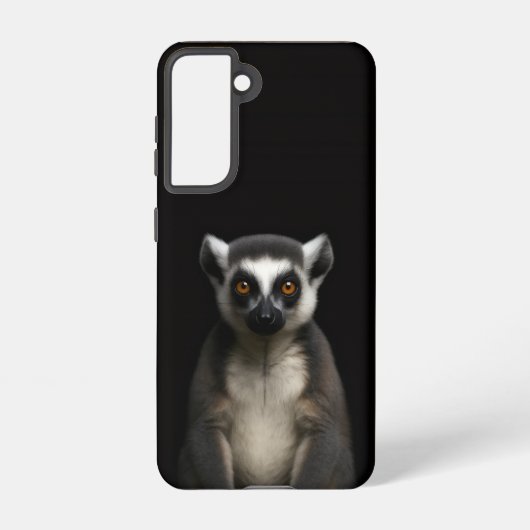 Black 4 Luxe  Galaxy S21 Case, Gentle Lemur Samsung Galaxyケース (裏面)