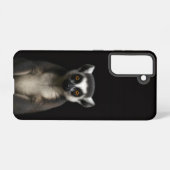 Black 4 Luxe  Galaxy S21 Case, Gentle Lemur Samsung Galaxyケース (裏面横)