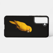 Black 4 Luxe  Galaxy S21 Case, Golden Parakeet Samsung Galaxyケース (裏面横)