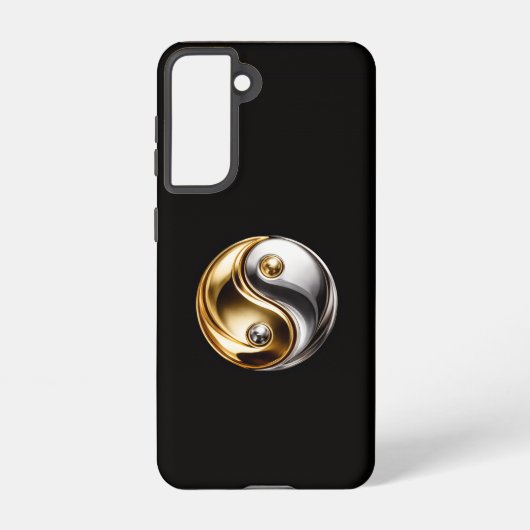 Black 4 Luxe  Galaxy S21 Case, Harmony Yin Yang Samsung Galaxyケース (裏面)