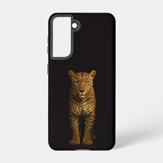 Black 4 Luxe  Galaxy S21 Case, Majestic Leopard Samsung Galaxyケース (裏面)