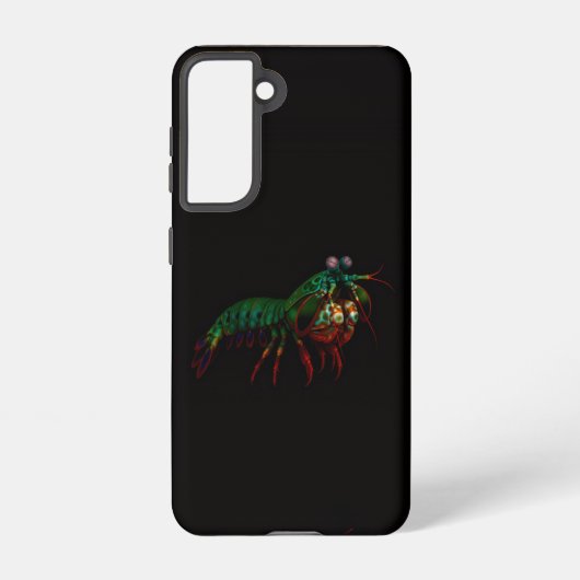 Black 4 Luxe  Galaxy S21 Case, Mantis Shrimp Samsung Galaxyケース (裏面)
