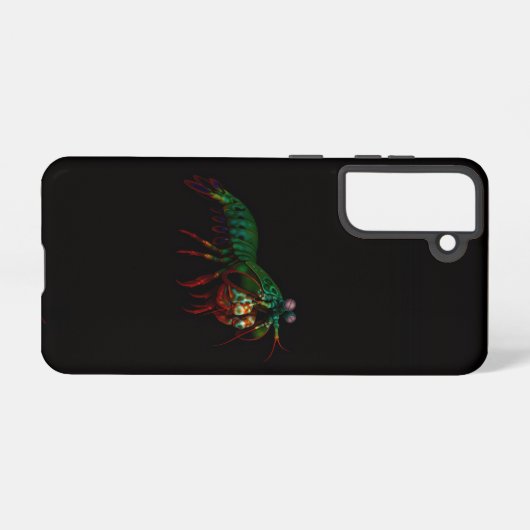 Black 4 Luxe  Galaxy S21 Case, Mantis Shrimp Samsung Galaxyケース (裏面横)
