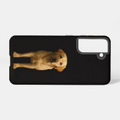 Black 4 Luxe  Galaxy S21 Case, Minimalist Labrador Samsung Galaxyケース (裏面横)