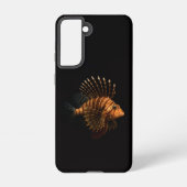 Black 4 Luxe  Galaxy S21 Case, Red Lionfish Samsung Galaxyケース (裏面)