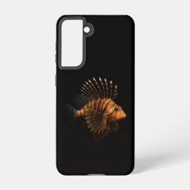 Black 4 Luxe Galaxy S21 Case, Red Lionfish Samsung Galaxy S21ケース