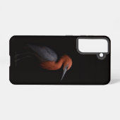 Black 4 Luxe  Galaxy S21 Case, Reddish Egret Samsung Galaxyケース (裏面横)