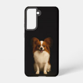 Black 4 Luxe  Galaxy S21 Case, Refined Papillon Samsung Galaxyケース (裏面)