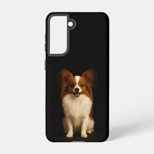 Black 4 Luxe  Galaxy S21 Case, Refined Papillon Samsung Galaxyケース (裏面)