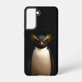 Black 4 Luxe Galaxy S21 Case, Rockhopper Penguin Samsung Galaxyケース (裏面)