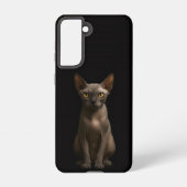 Black 4 Luxe  Galaxy S21 Case, Sphynx Cat Samsung Galaxyケース (裏面)