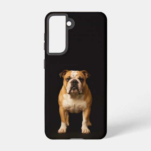 Black 4 Luxe Galaxy S21 Case, Stamina Bulldog Samsung Galaxyケース (裏面)