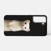 Black 4 Luxe Galaxy S21 Case, Stylish Ermine Samsung Galaxyケース (裏面横)