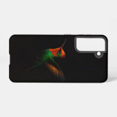 Black 4 Luxe Galaxy S21 Case, Tufted Coquette Samsung Galaxyケース (裏面横)