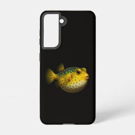 Black 4 Luxe  Galaxy S21 Case, Yellow Putterfish Samsung Galaxy S21ケース